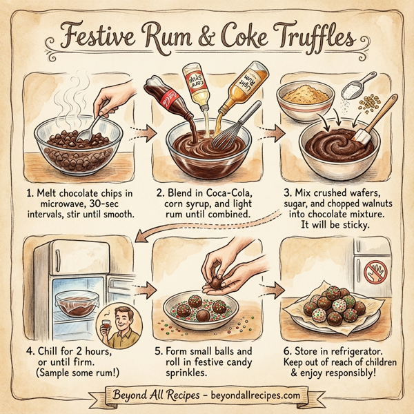 Festive Rum & Coke Truffles instructions