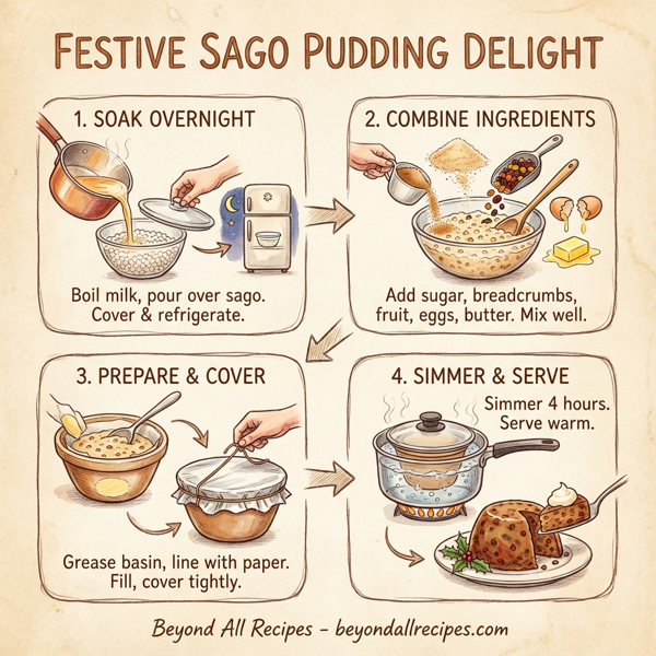 Festive Sago Pudding Delight instructions