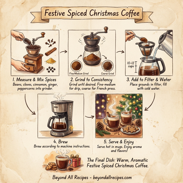 Festive Spiced Christmas Coffee instructions