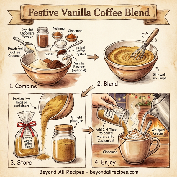 Festive Vanilla Coffee Blend instructions
