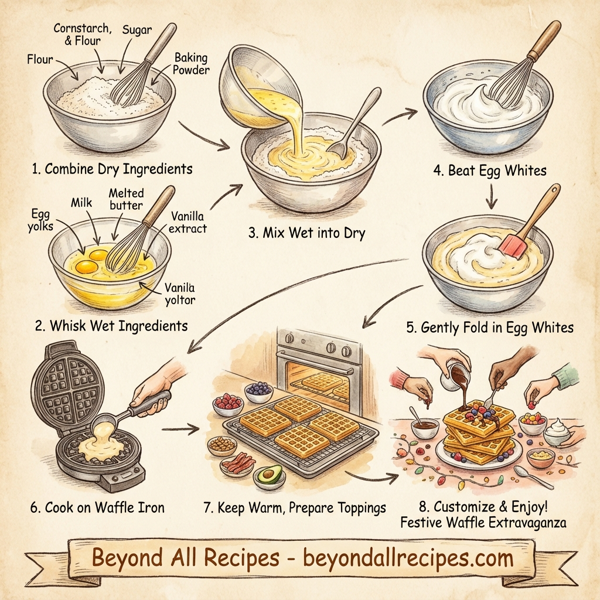 Festive Waffle Extravaganza instructions