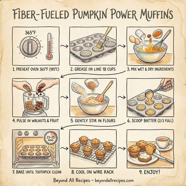 Fiber-Fueled Pumpkin Power Muffins instructions