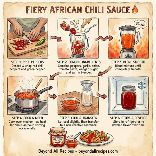 Fiery African Chili Sauce instructions