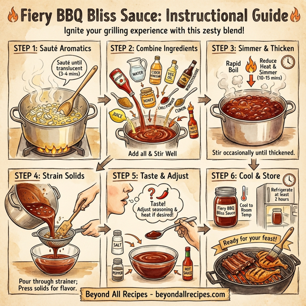 Fiery BBQ Bliss Sauce instructions