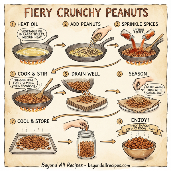 Fiery Crunchy Peanuts instructions