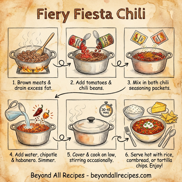 Fiery Fiesta Chili instructions