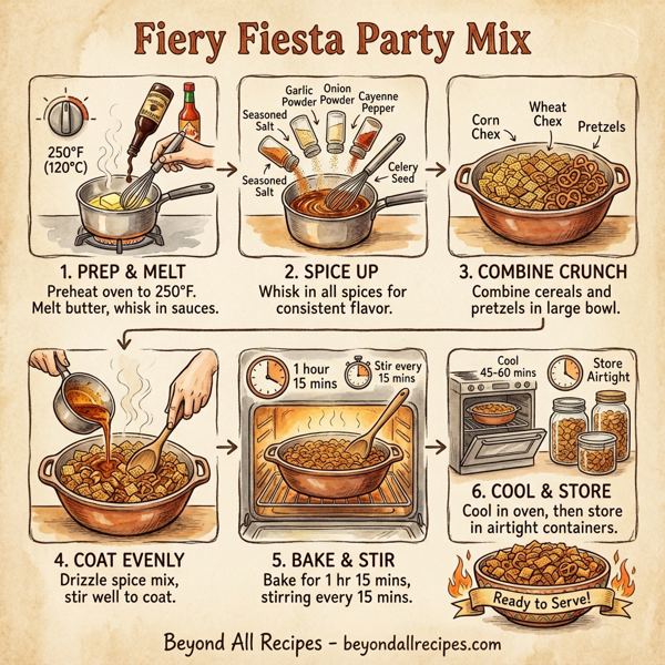 Fiery Fiesta Party Mix instructions
