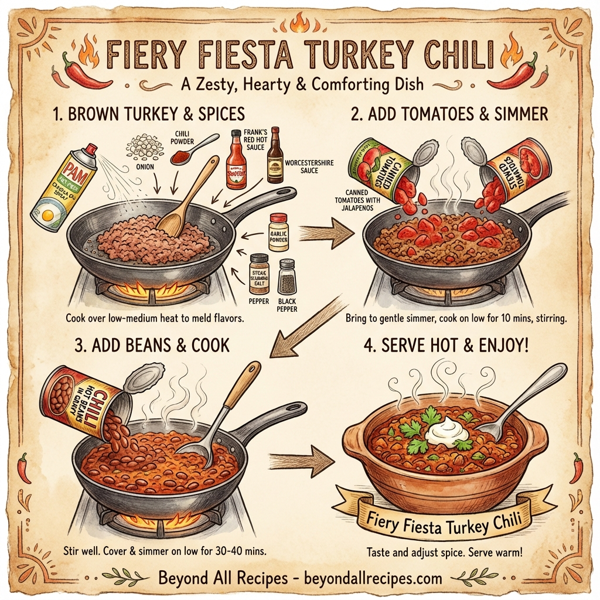 Fiery Fiesta Turkey Chili instructions
