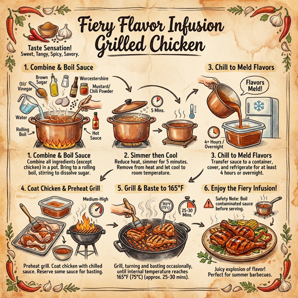 Fiery Flavor Infusion Grilled Chicken instructions