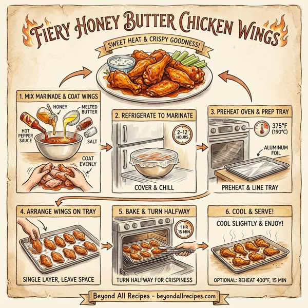 Fiery Honey Butter Chicken Wings instructions