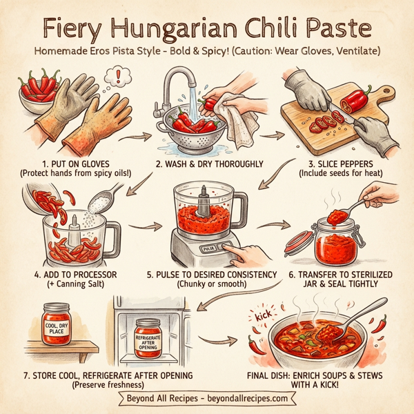 Fiery Hungarian Chili Paste instructions