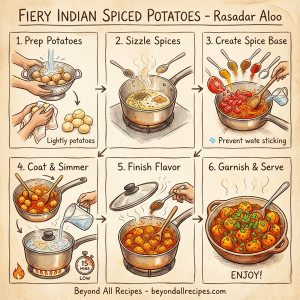Fiery Indian Spiced Potatoes instructions