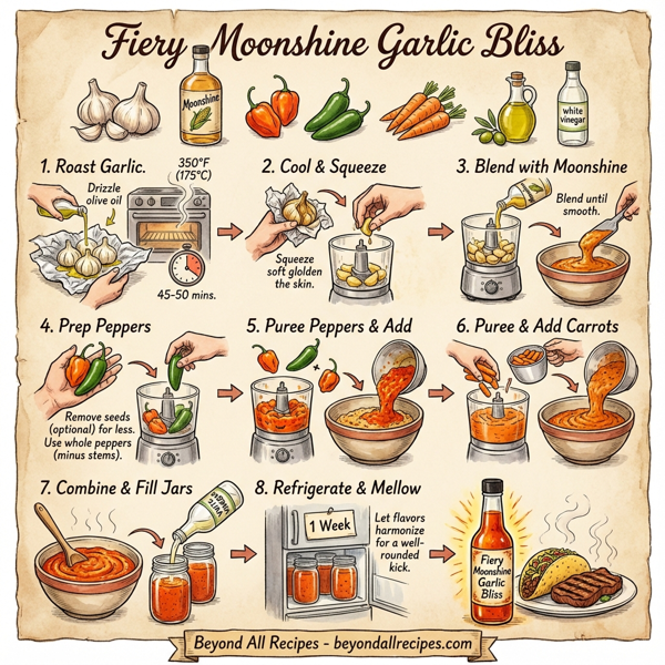 Fiery Moonshine Garlic Bliss instructions