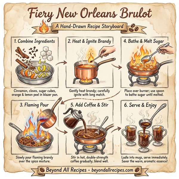 Fiery New Orleans Brulot instructions