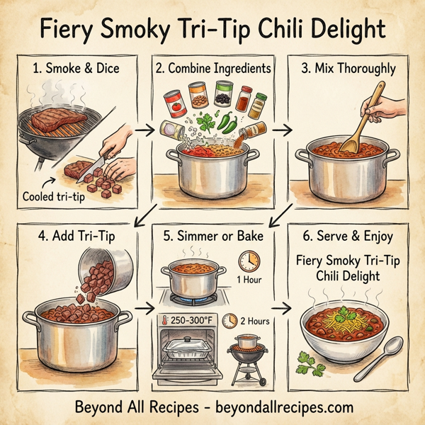 Fiery Smoky Tri-Tip Chili Delight instructions