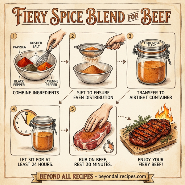 Fiery Spice Blend for Beef instructions