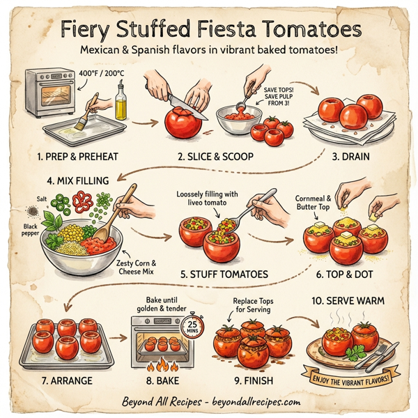 Fiery Stuffed Fiesta Tomatoes instructions