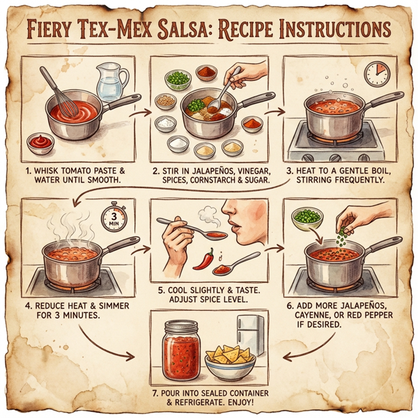 Fiery Tex-Mex Salsa instructions