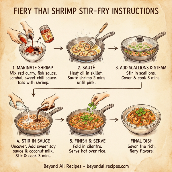 Fiery Thai Shrimp Stir-Fry instructions