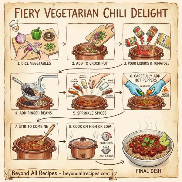 Fiery Vegetarian Chili Delight instructions