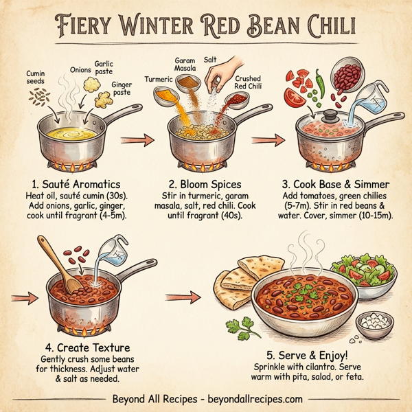 Fiery Winter Red Bean Chili instructions