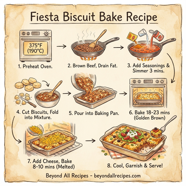 Fiesta Biscuit Bake instructions