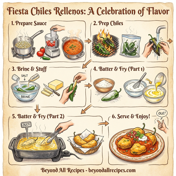 Fiesta Chiles Rellenos: A Celebration of Flavor instructions
