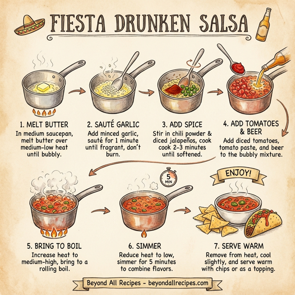 Fiesta Drunken Salsa instructions