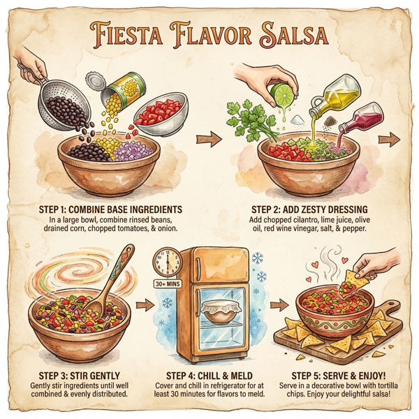 Fiesta Flavor Salsa instructions
