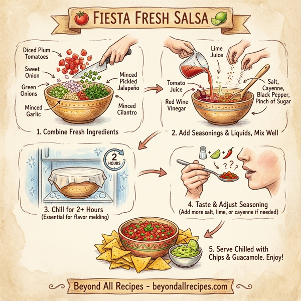 Fiesta Fresh Salsa instructions