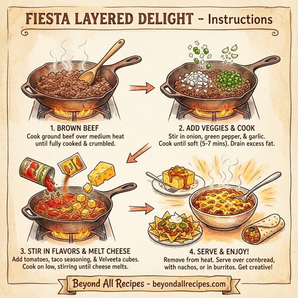 Fiesta Layered Delight instructions
