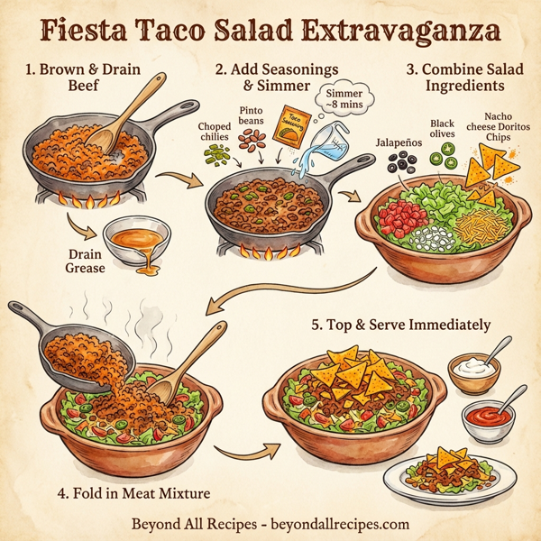 Fiesta Taco Salad Extravaganza instructions