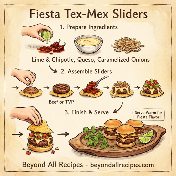 Fiesta Tex-Mex Sliders instructions