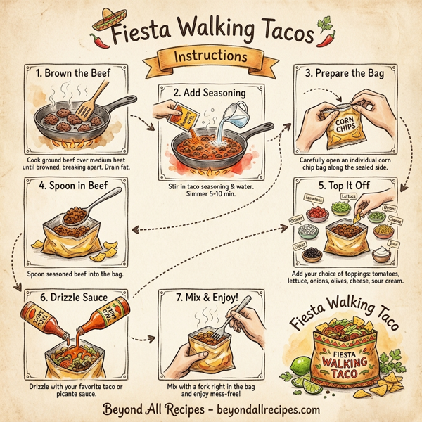 Fiesta Walking Tacos instructions