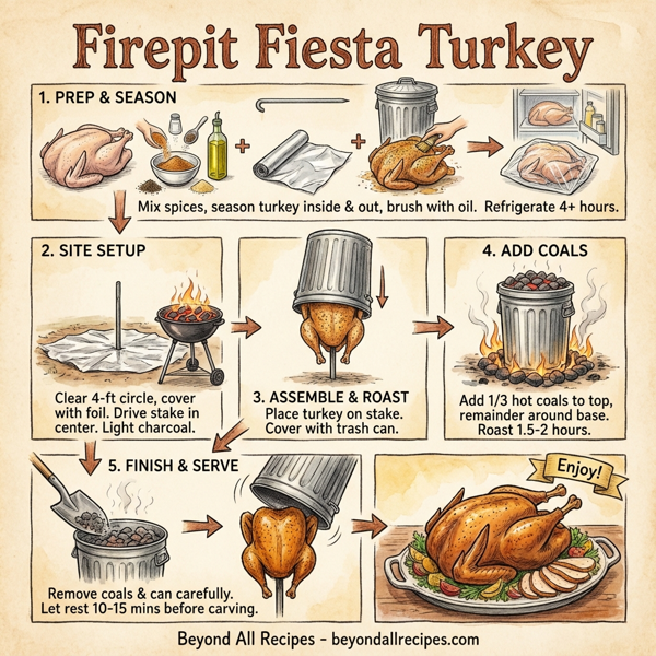 Firepit Fiesta Turkey instructions