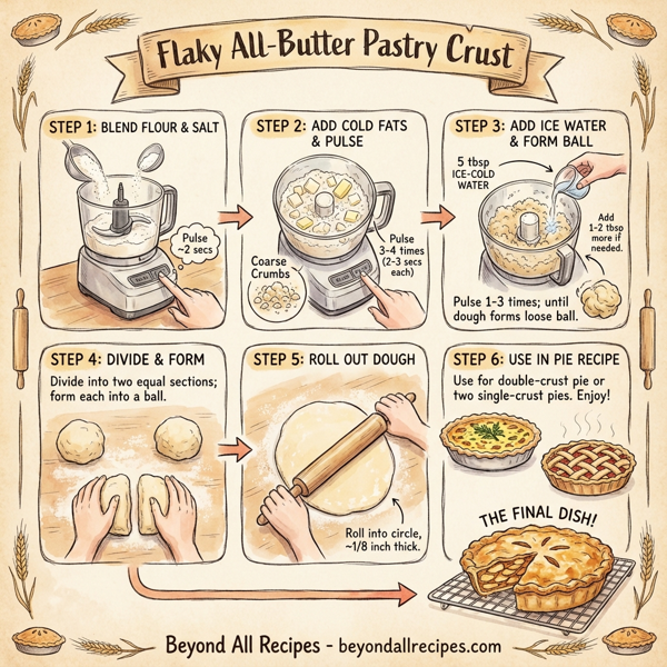 Flaky All-Butter Pastry Crust instructions