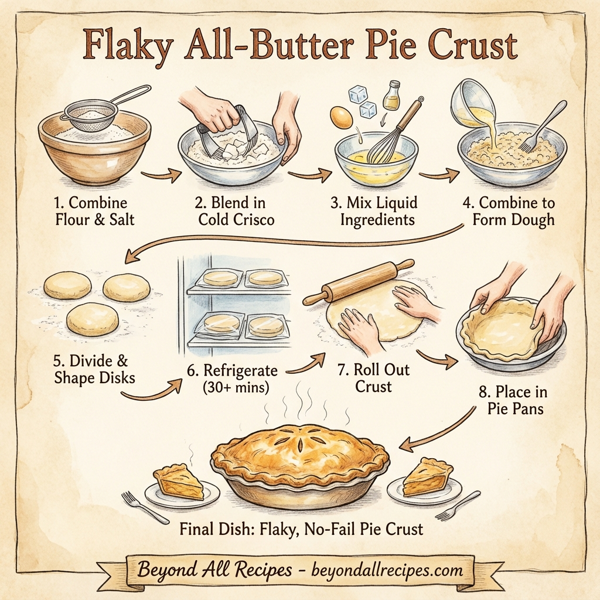Flaky All-Butter Pie Crust instructions