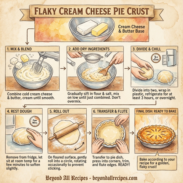 Flaky Cream Cheese Pie Crust instructions