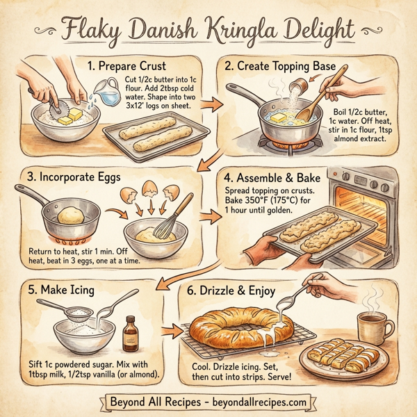 Flaky Danish Kringla Delight instructions
