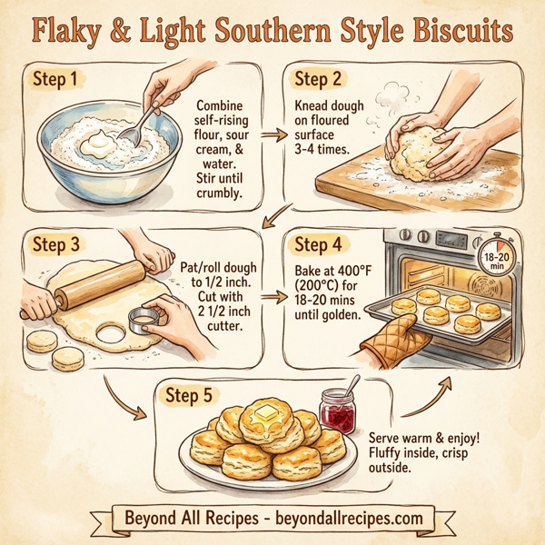 Flaky & Light Southern Style Biscuits instructions