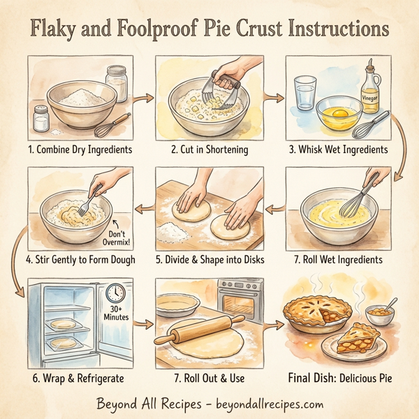 Flaky and Foolproof Pie Crust instructions