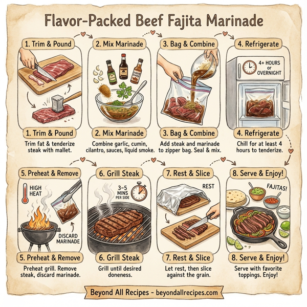 Flavor-Packed Beef Fajita Marinade instructions