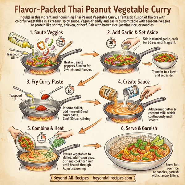 Flavor-Packed Thai Peanut Vegetable Curry instructions