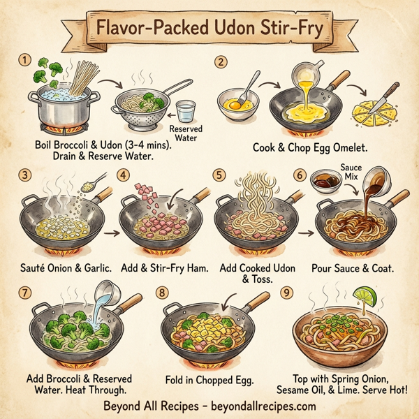Flavor-Packed Udon Stir-Fry instructions