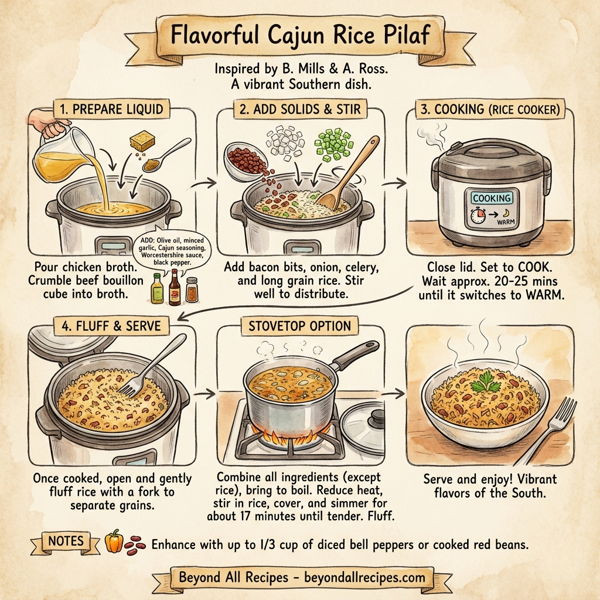 Flavorful Cajun Rice Pilaf instructions