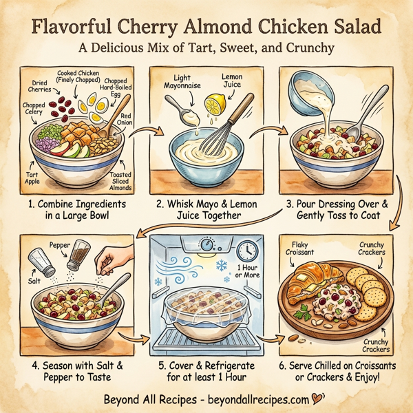 Flavorful Cherry Almond Chicken Salad instructions