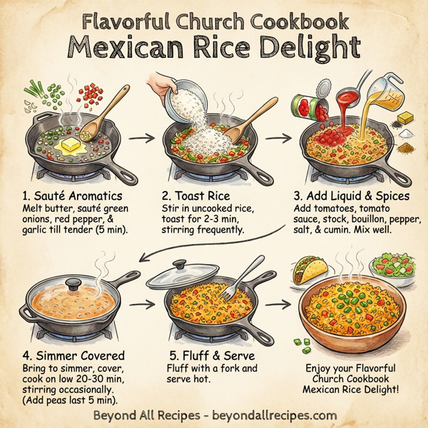 Flavorful Church Cookbook Mexican Rice Delight instructions