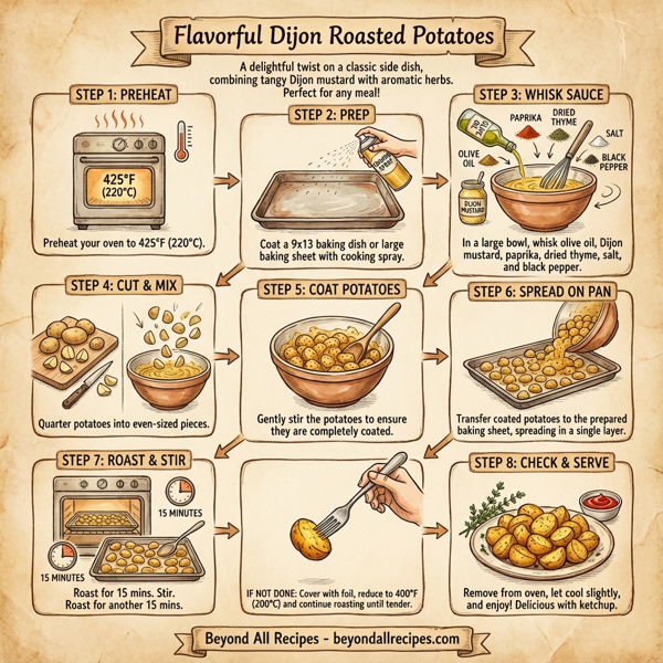 Flavorful Dijon Roasted Potatoes instructions