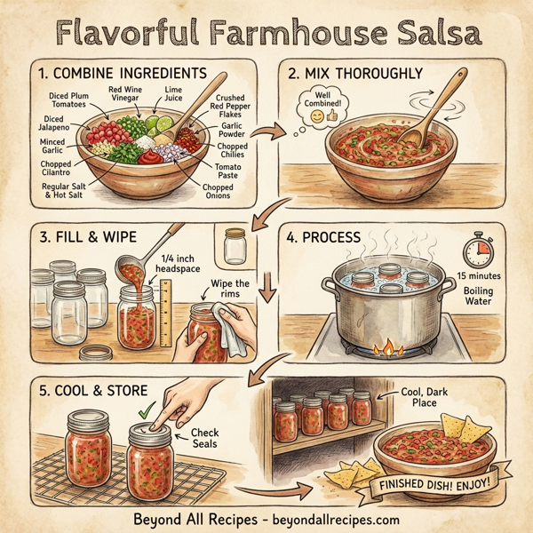 Flavorful Farmhouse Salsa instructions