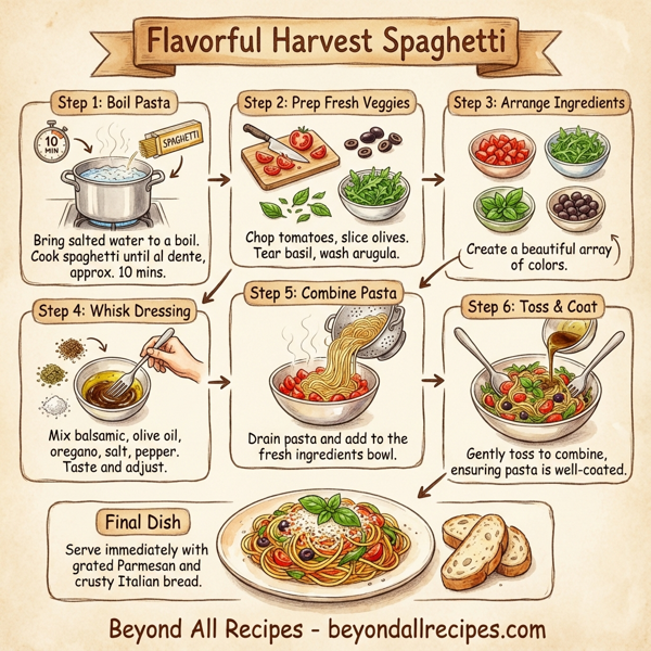 Flavorful Harvest Spaghetti instructions